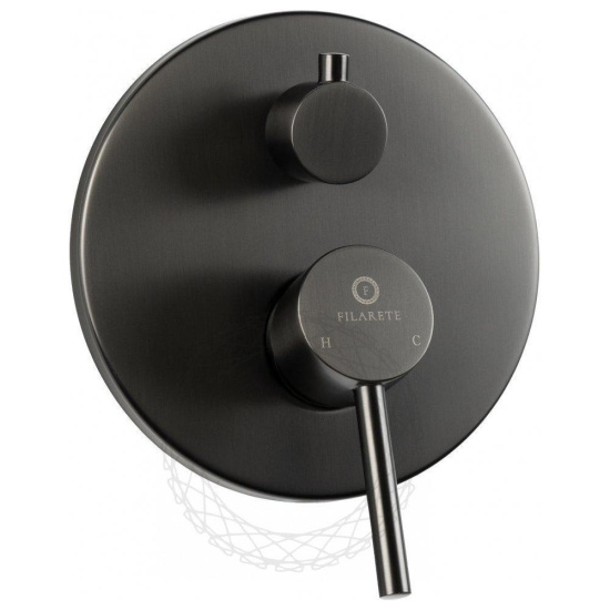 Душевая система Filarete Roun FL1022BG, графит