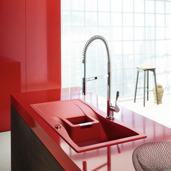 Смеситель для кухни Axor Citterio Semi-Pro 39840000 хром