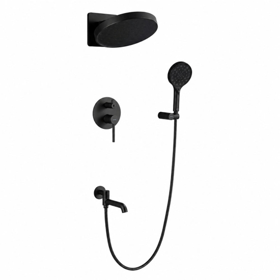 Душевая система Gappo G7106-6, черный