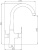 Смеситель для кухни Zorg Steel Hammer SH 819 CR