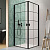 Душевой уголок Radaway Nes Black KDD I Factory 100x80