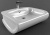 Раковина Hidra Ceramica Hi-line HI19 белая с черным