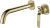 Смеситель для раковины Bronze de Luxe 1760's Loft 5530CG с внутренней частью, золото Смеситель для раковины Bronze de Luxe 1760's Loft 5530CG с внутренней частью, золото