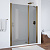 Душевая дверь в нишу Vegas Glass EP-F-1 130 05 07 R, профиль бронза, стекло графит