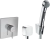 Гигиенический душ Hansgrohe 32128000 со смесителем 76615000