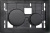 Кнопка смыва TECE Loop Modular 9240667 кнопка черная, стекло на выбор