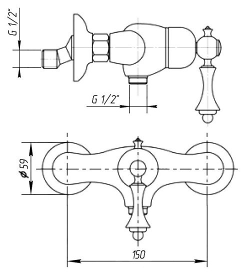 Смеситель для душа Migliore Bomond ML.BMD-9738 Do