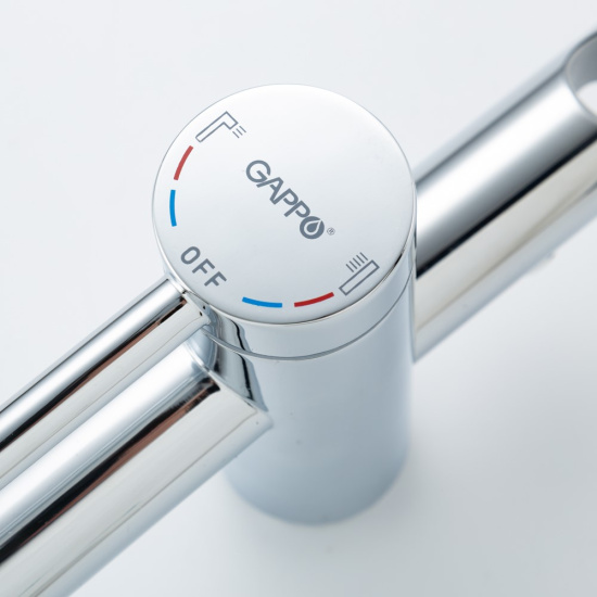Напольный смеситель для ванны Gappo G3006, хром