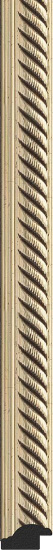 Зеркало Evoform Definite BY 0725 58x108 см витое серебро