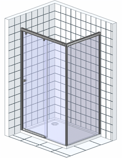 Душевой уголок Good Door Jazze WTW+SP-G-BR 110x90