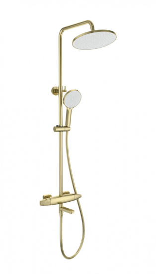 Душевая стойка Wonzon & Woghand Neo WW-B3035-A2-BG с термостатом