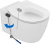 Инсталляция Geberit Duofix UP320 111.300.00.5 с кнопкой Sigma 01 115.770.46.5 + унитаз подвесной Ideal Standard Connect + сиденье Ideal Standard Connect E772401+ крепления