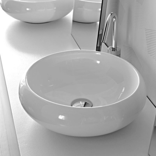 Накладная раковина Hidra Ceramica Tao белая, 43 см
