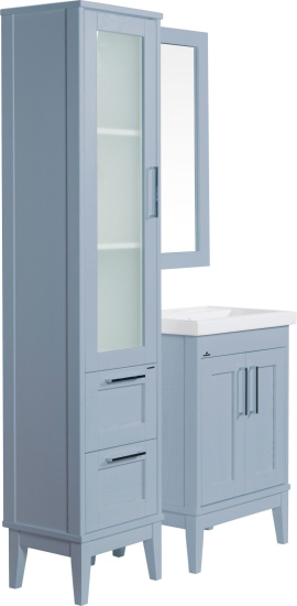 Зеркало ValenHouse Эйвори 60 серое