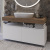 Столешница с раковиной Duravit D-Neo 60, дуб французский, 120, без отверстий + 2 тумбы 60 Столешница с раковиной Duravit D-Neo 60, дуб французский, 120, без отверстий + 2 тумбы 60