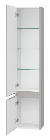 Пенал Brevita Виктори 35 L, серый шелк