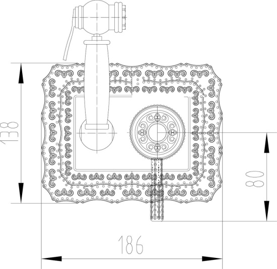 Гигиенический душ Lemark Jasmine LM6619B со смесителем, с внутренней частью
