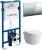 Инсталляция Laufen Lis CW1 8.9466.0 + кнопка Lis AW1 8.9566.1.004.000.1 хром + унитаз подвесной Laufen Pro Rimless 8.2096.6.000.000.1 с сиденьем 8.9695.1.300.000.1