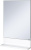 Зеркало Misty Алиса 60 белое, с полкой Зеркало Misty Алиса 60 белое, с полкой