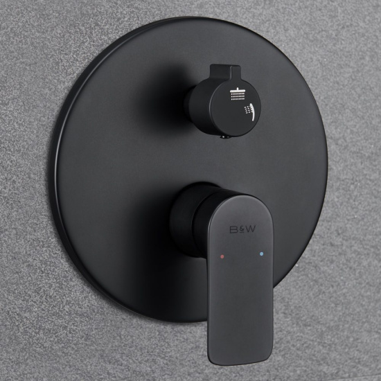 Душевая система Black&White Universe 8311BUK с внутренней частью