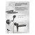 Душевая система Filarete Roun FL1026BG, графит Душевая система Filarete Roun FL1026BG, графит
