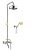Душевая система Webert Armony AM721208017 хром/золото