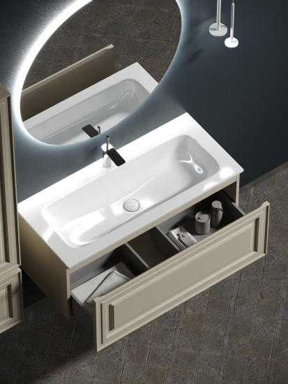 Тумба с раковиной Sancos Very 100 Beige Soft VR100CE