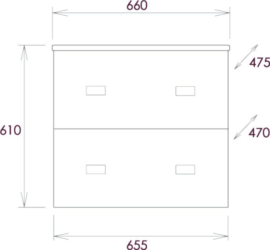 Тумба с раковиной Onika Марбл 65 подвесная, мрамор, камень бетонный
