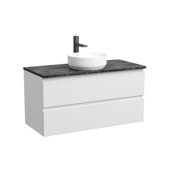 Тумба с раковиной Sancos Snob T 100 Bianco SNT100W, подвесная