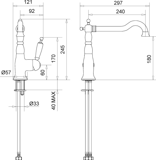 Смеситель для кухни Migliore Oxford ML.CUC-6382.BI.DO золото
