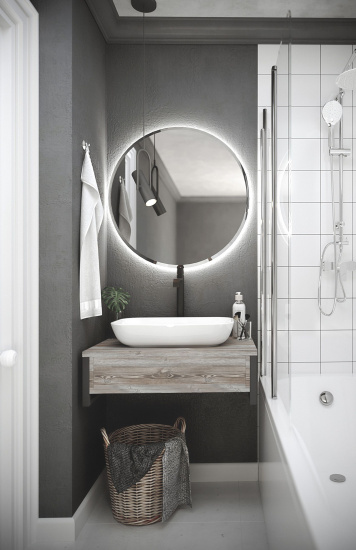 Мебель для ванной 1MarKa Grunge Loft 90 дуб намибия