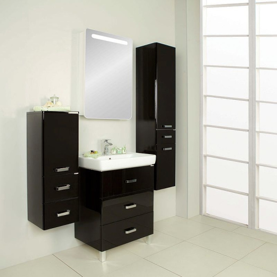 Мебель для ванной Aquaton Америна М 70 черная