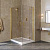 Душевой уголок Vegas Glass AFA-F LUX 110*100 09 05 L профиль золото глянцевое, стекло бронза