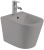Биде подвесное WeltWasser Salzbach 005 MT-GR серое матовое Биде подвесное WeltWasser Salzbach 005 MT-GR серое матовое