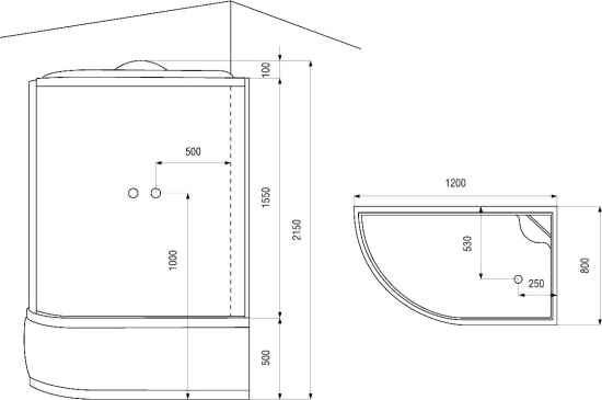 Душевая кабина Arcus AS-109L