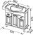 Мебельная раковина Aquanet Yatao yb-1085