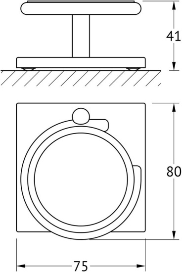 Мыльница Ellux Domino DOM 002-C04