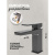 Смеситель для раковины Hansberge H1070BG, графит Смеситель для раковины Hansberge H1070BG, графит