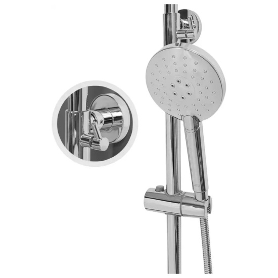 Душевая стойка Hansberge H5033C, хром