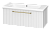 Тумба с раковиной Brevita Alicante 90 подвесная, белая