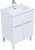 Тумба с раковиной Aquanet Алвита new 60 напольная, белая матовая, с дверками и ящиком