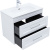 Тумба с раковиной Aquanet Бостон New 80 Flash белый сатин Тумба с раковиной Aquanet Бостон New 80 Flash белый сатин