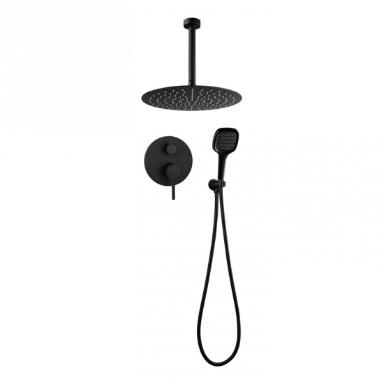 Душевая система Filarete Roun FL1029BL, черный