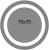 Зеркало De Aqua Мун MUN 401 070 (70) см Зеркало De Aqua Мун MUN 401 070 (70) см