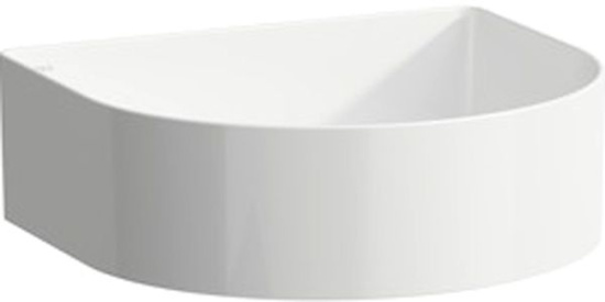 Тумба с раковиной Laufen Sonar 120, подвесная, белая матовая, nero marquina