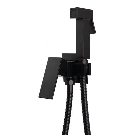 Гигиенический душ Filarete Fing FL101BL со смесителем, черный