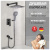 Душевая система Hansberge H6077BL, черный Душевая система Hansberge H6077BL, черный