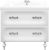 Тумба с раковиной Marka One Joli 80Н White