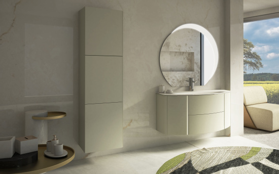 Тумба с раковиной Cezares Eden 120 grigio natura