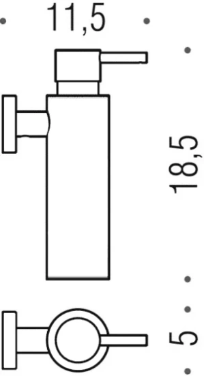 Дозатор Colombo Design Plus W4981.NM